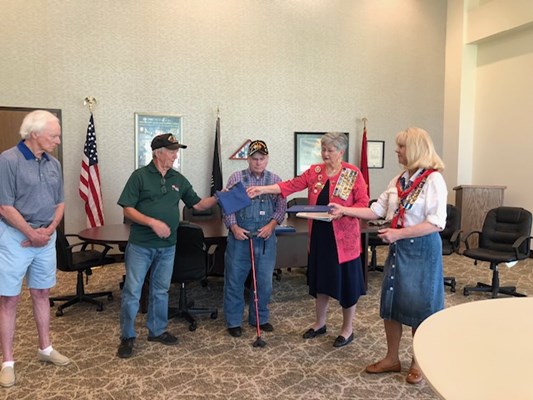 orary Partner ceremony for AR VVA Chapter 184 by the Gilbert Marshall Chapter NSDAR.